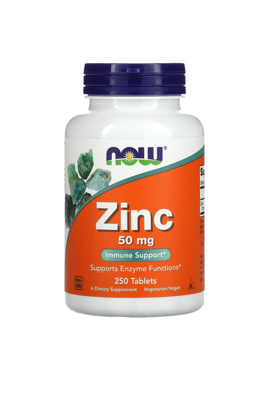 NOW Foods, Zinc, 50 mg, 250 Tablets